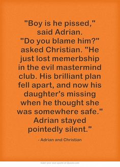 Vampire Academy Quotes | Adrian and Christian christian, vampir ...
