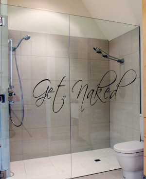 Cool Bathroom Wall Sticker Design