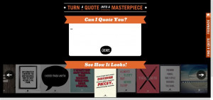 Recite This... turn a quote into a masterpiece with this cool tool.