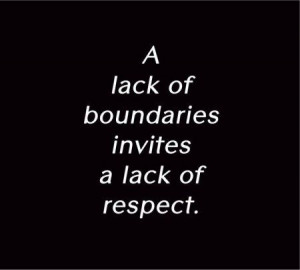 ... Boundaries