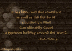 Chaos Theory Quotes