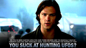my gif supernatural sam winchester season 6 Soulless Sam clap your ...