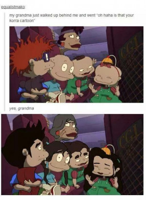 The legend of korra, rugrats, funny