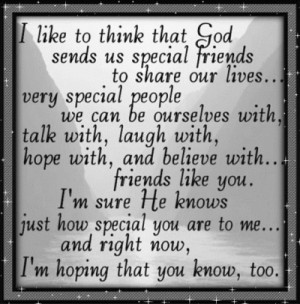 God-The creator Thank God For Friends