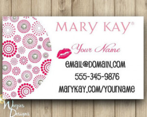 Mary Kay Business Card, Direct Sales Marketing, Independant Consultant ...