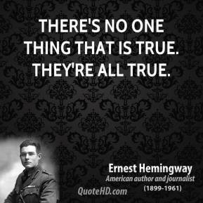 quotes about friendship by ernest hemingway