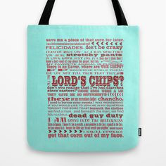 nacho libre quotes from jack black movie... Tote Bag by ...