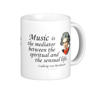 Beethoven on Music Classic White Coffee Mug