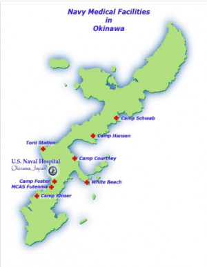 Okinawa Camp Foster Hospital Map