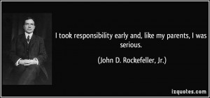 More John D. Rockefeller, Jr. Quotes