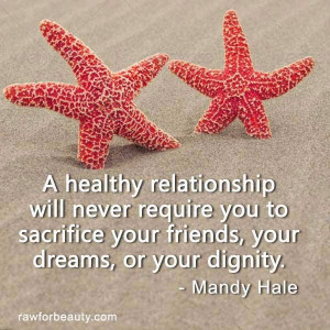 Healthy relationship. Mandy Hale