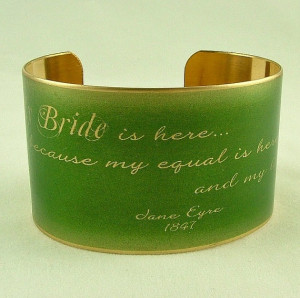 love Jane Eyre. love quote. love bracelet