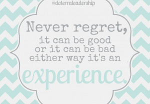 experience #regret #bepositive #doterra #doterraleadership