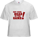 Basketball Shirts With Quotes Head in the game quote