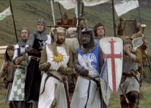 To save money on “Monty Python and the Holy Grail,” the producers ...