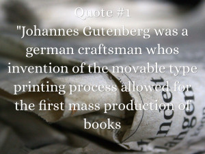 Johannes Gutenberg Quotes