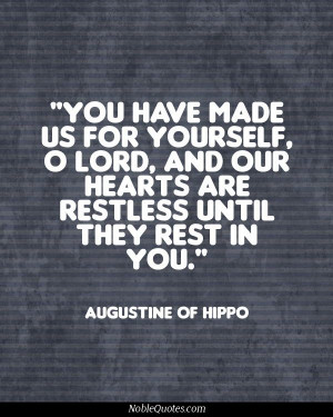 Augustine of Hippo Quotes | http://noblequotes.com/