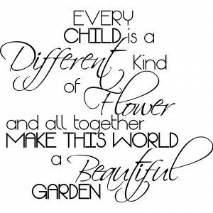 Different Kind Of Flower Quote Wall Sticker | World of Wall Stickers ...