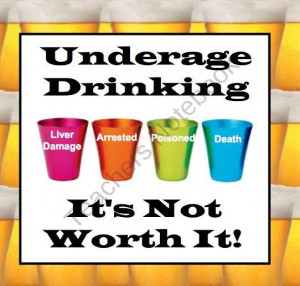 The Dangers of Drinking Alcohol / Underage Drinking product from ...