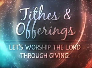 Tithes and Offerings PowerPoint Backgrounds