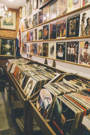music vintage store vinyl Records