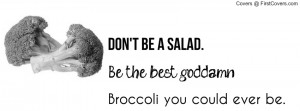 Don't be a salad - Pewdiepie Facebook Profile Cover #1666148