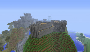 Minecraft Mountain Top Castle Mountain top castle minecraft