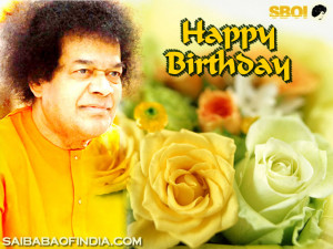 Sai Baba Birthday Wallpapers