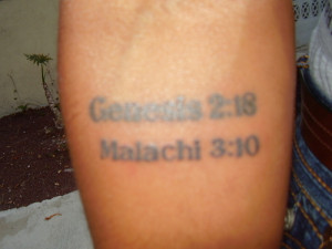 Bible Verse Tattoos Trends : Simple Tattoo Bible Verse