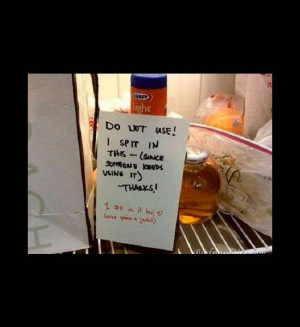 Funny Roommate Notes