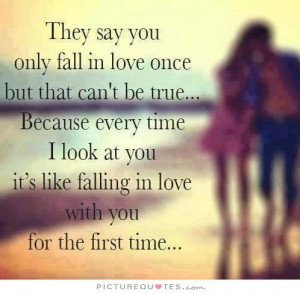 First Time to Say I Love You Quotes