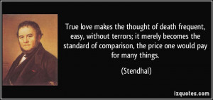 , easy, without terrors; it merely becomes the standard of comparison ...