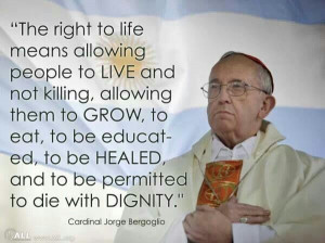 The Right to Life. Cardinal Jorge Bergolo quotes. Pro Life. Abortion ...