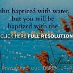 Sayings Thoughts Holy Spirit Baptism Quotes Meaningful
