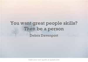 ... skills? Then be a person another great quote from Go Givers Sell More
