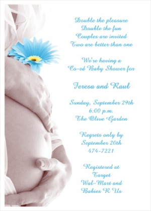We are Pregnant Couple Baby Shower Invitation for Boy areBecoming Very ...