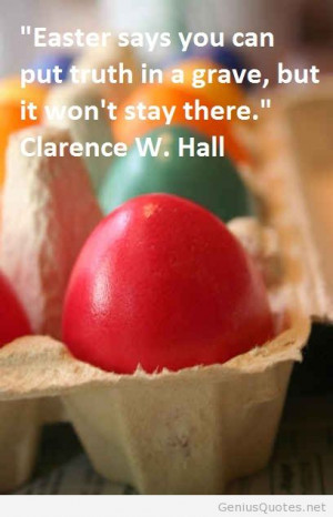 Easter egg image with quote