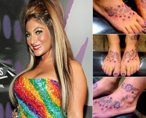 Jersey Shore: What are the tattooos on Deena Cortese’s feet?