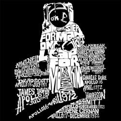 Los Angeles Pop Art Men's Astronaut T-shirt