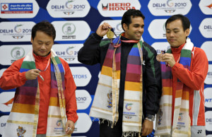 The duo of Gagan Narang and Imran Hasan Khan won gold medal in pairs ...