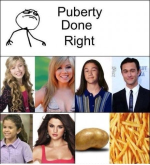 Puberty Done Right funny image