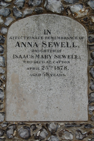 Anna Sewell's Grave Stone