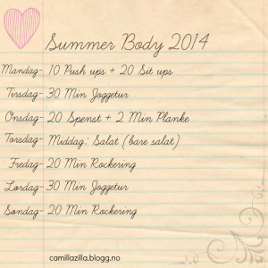 Summer Body Workout Plan