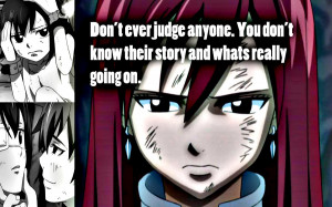 Fairy Tail Erza Scarlet Quotes
