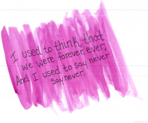 ... watercolor font watercolors we are never ever getting back together