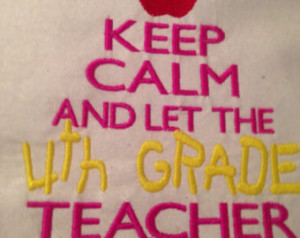 Stay calm let the 4th grade teacher handle it ...