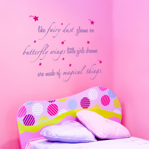 Home » Quotes » Like Fairy Dust - Quote - Wall Decals