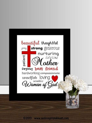 ... Mom Framed Quotes Print Quote Print, Printable wall art decor poster