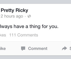 damn pretty Ricky , u got it lockk