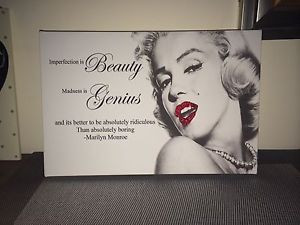 Marilyn-Monroe-Swarovski-Crystal-Red-Lips-A2-Quote-Canvas